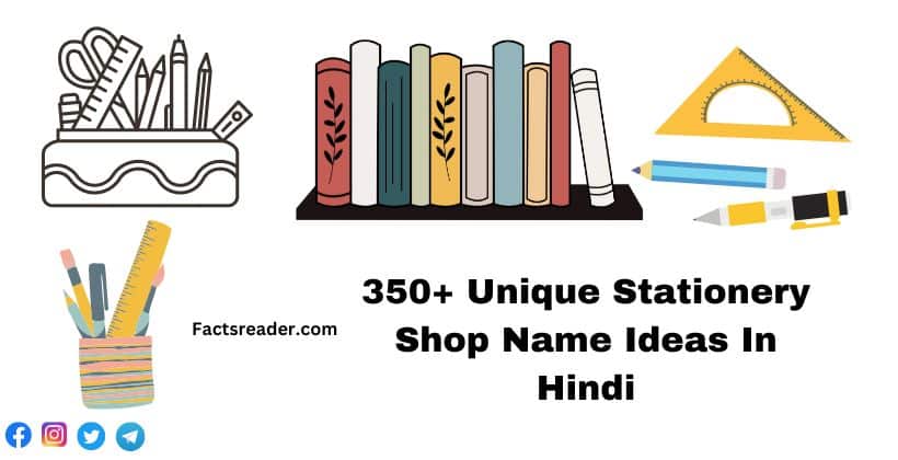 350 Unique Stationery Shop Name Ideas In Hindi Facts Reader