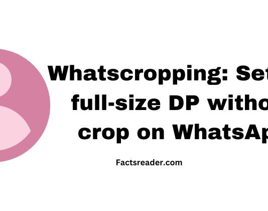 Whatscropping Set the full-size DP without crop on WhatsApp