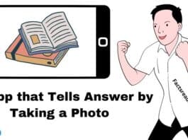 An App that Tells Answer by Taking a Photo