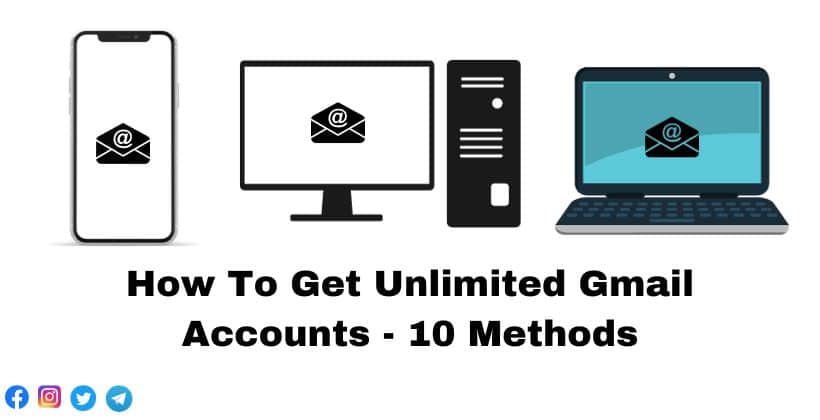 unlimited email accounts gmail