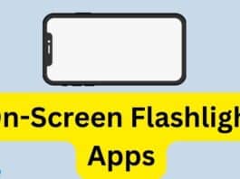 On-Screen Flashlight Apps