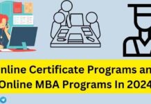 Online Certificate Programs and Online MBA Programs