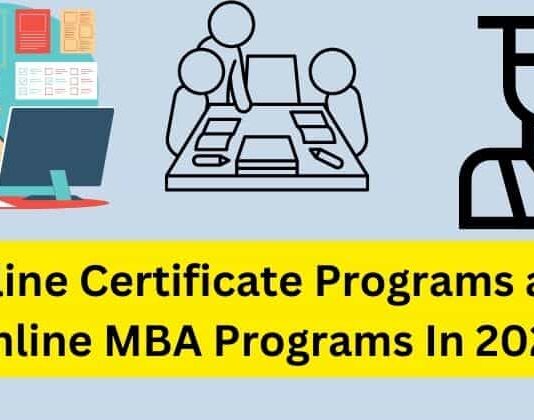 Online Certificate Programs and Online MBA Programs