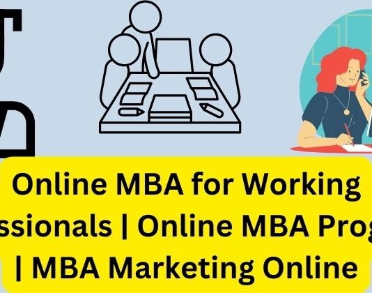 Online MBA for Working Professionals