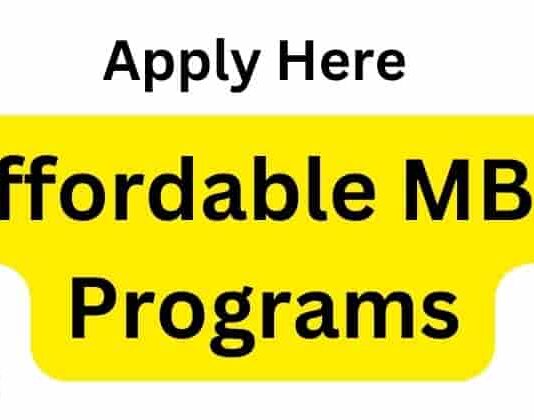 Affordable MBA programs