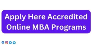 Apply Here Accredited Online MBA Programs