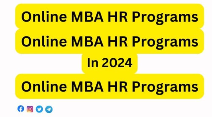 Online MBA HR Programs